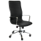 Poltrona direzionale Euterpe cromo EPPC - con braccioli inclusi - nero - Unisit - EPPC/KN - DMwebShop