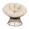 Poltrona Bora Borai - polyrattan naturale - Garden Friend - S2251043 - 8023755058241 - DMwebShop