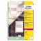 Etichette adesive per finestre - in carta - con pellicola - laser - rimovibili - 210 x 148 mm - 1et/fg - 10 fogli - bianco - Avery L9002-10 - 4004182334911 - DMwebShop