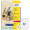 Cartellino stampabile resistente - plastica 190 micron - laser - Ø 60 mm - 12 pezzi per foglio - 10 fogli - bianco - Avery - T3004-10 - 4004182335390 - DMwebShop