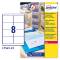 Etichetta adesiva L7565 - poliestere - permanente - 99,1 x 67,7 mm - 8etichette per foglio - 25 fogli - A4 - trasparente - Avery - L7565-25 - 5014702012013 - DMwebShop