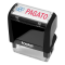 Timbro Printy 4912 Office Eco - autoinchiostrante - PAGATO - 47 x 18 mm - nero - Trodat - 194267 - 9008056432654 - DMwebShop