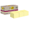 Blocco fogli SuperSticky Green - 654R-SSCY14+4 - 76 x 76 mm - riciclata - giallo Canary - 70 fogli - conf. 18 blocchi - Post-it - 7100284878 - 4064035060893 - DMwebShop