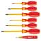 Cacciaviti isolati 1000 V - con cercafase - misure assortite - conf. 7 pezzi - Valex - 1463639 - 8004878693113 - DMwebShop