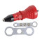 Rivettatrice per avvitatori - con 4 teste intercambiabili - Valex - 1460939 - 8004878701757 - DMwebShop