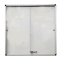 Bacheca per interni - con ante scorrevoli - fondo bianco magnetico - 12 fogli A4 - verticale - Starline - 2380/6 - 8025133129284 - DMwebShop