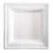 Piatto piano monouso - quadrato - 20 x 20 cm - canna da zucchero - bianco - conf. 50 pezzi - Signor Bio - BPS002BIO50B - 8055715780503 - DMwebShop