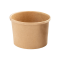 Bowl per zuppe monouso - 360 ml - cartoncino - avana - conf. 25 pezzi - Signor Bio - PBC100BIO25C - 8055715783498 - DMwebShop