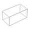 Stand buffet GN 1/3 - 32,5 x 17,6 x 16 cm - metallo - bianco - Leone - T0581.Y - 8024112017895 - DMwebShop
