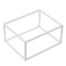 Stand buffet GN 1/2 - 32,5 x 26,5 x 16 cm - metallo - bianco - Leone - T0583.Y - 8024112017949 - DMwebShop