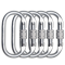 Moschettone a vite - acciaio - conf. 5 pezzi - Deltaplus - AM002X5V2 - 3295249284770 - DMwebShop