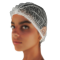 Cuffie a clip plissettate - taglia unica - Ø 53 cm - PLP - bianco - conf. 100 pezzi - Worker - GA100.11.01 - 8057714900128 - DMwebShop