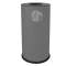 Contenitore per raccolta differenziata - 1 scomparto - 70 lt - grigio - Stilcasa - 871/G - 8033630038862 - DMwebShop