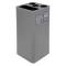 Contenitore per raccolta differenziata - con divisiorio bicchieri - 50 lt - grigio - Stilcasa - PU100F-BG-G - 8033630051854 - DMwebShop