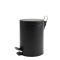 Pattumiera Premium - con pedale e vaschetta - 3 lt - nero satinato - Perfetto - 0445C - 8000957044531 - DMwebShop