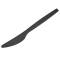Coltello monouso in CPLA 16 cm nero - 18341