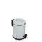 Pattumiera a pedale New Bin Basic 3 lt metallo verniciato bianco - 20964