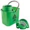 Secchio Polar con strizzatore 15 lt verde - 20281