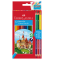 Matita colorata eco Il Castello + 3 bicolor - Ø mina 3 mm - colori assortiti - astuccio 12 pezzi - Faber Castell - 110312 - 7891360595540 - DMwebShop