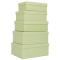 Set scatole regalo - dimensioni assortite - fantasia Green - conf. 5 pezzi - No Brand - HK-40 - 8699071181125 - DMwebShop