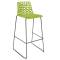 Sgabello Spider Fix - nero opaco-verde anice - Grandsoleil - S2802VA - DMwebShop