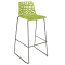 Sgabello Spider Fix - nero opaco-verde anice - Grandsoleil - S2802VA - DMwebShop
