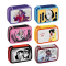 Astuccio 3 Zip Manga - 13 x 20 x 7,5 cm - fantasie assortite - conf. 12 pezzi - Favorit - 400184012 - 8006779051146 - DMwebShop