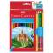 Matita colorata eco Il Castello + 3 bicolor + 1 grafite - colori assortiti - Faber Castell - astuccio 36 pezzi - 110336 - 7891360595588 - DMwebShop