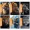 Maxiquaderno Be More Wild - A4 - 36+2 fogli - 100 gr - 1 rigo - con margine - BM - 0120562 - 8008234205620 - DMwebShop