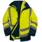 Parka 5 in 1 Optimum 3 alta visibilita' - taglia M - giallo fluo - Deltaplus - OPTI3JMTM - 3295249276645 - DMwebShop