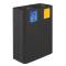 Contenitore gettacarte Pure 60x30x80 cm 120 lt nero - 24935