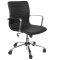 Poltrona direzionale Euterpe cromo EPDC - con braccioli inclusi - nero - Unisit - EPDC/KN - DMwebShop