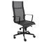 Poltrona direzionale Pollux all black - con braccioli inclusi - nero - Unisit - PVP - DMwebShop