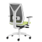Poltrona semidirezionale Velia VEAB - con braccioli regolabili - verde mela-bianco - Unisit - VEAB/BR3DB/HVM - DMwebShop