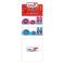 Espositore da terra Mini - con piatti e bicchieri Reuse - fucsia-turchese - Dopla - 36453 - DMwebShop