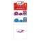 Espositore da terra Mini - con piatti e bicchieri Reuse - fucsia-turchese - Dopla - 36453 - DMwebShop