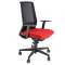 Poltrona semidirezionale Light LLN - con braccioli regolabili - rosso - Unisit - LLN/BRF/OR - DMwebShop