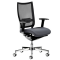 Poltrona semidirezionale Elite concept COT - con braccioli regolabili - nero - Unisit - COT/BRWN/KN - DMwebShop