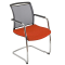 Seduta attesa Zoe ZOES - con braccioli inclusi - ruggine-grigio - Unisit - ZOES/LRU - DMwebShop