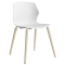 Seduta attesa No Frill NFL - senza braccioli - bianco - Unisit - NFL/SB - DMwebShop