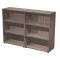 Coppia mobili medi Elegance - 180 x 45,3 x 126,2 cm - noce toscano - Artexport - 235C-62/N - DMwebShop