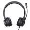 Cuffie USB per PC HS 201 con microfono nero - 29605