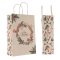 Shopper - maniglie cordino - 36 x 12 x 40 cm - carta kraft - natale ghirlanda verde - conf. 25 pezzi - Mainetti Bags - 310004273AB25 - 8029307093029 - DMwebShop