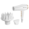 Asciugacapelli Gold Style - 2200 W - 21 x 9 x 26,4 cm - bianco-oro - Melchioni - 118030026 - 8006012375510 - DMwebShop