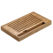 Tagliere antibriciole - 40 x 24 x 4 cm - bamboo - naturale - Leone - S0102 - 8024112101020 - DMwebShop