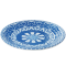 Piatto piano Linea Itaca - 35,5 x 3 cm - melamina - Leone - T8652 - DMwebShop