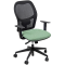Seduta operativa Hubble HUHU - 4 blocchi - con braccioli regolabili - verde acqua - Unisit - HUHU-BR-HVQ - HUHU/BR/HVQ - DMwebShop