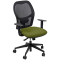 Seduta operativa Hubble HUHU - 4 blocchi - con braccioli regolabili - verde mela - Unisit - HUHU-BR-GVM - HUHU/BR/GVM - DMwebShop