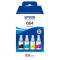 Multipack Flaconi Originali - T664 - Confezione 4 flaconi - Epson - C13T664640 - 8715946685205 - DMwebShop