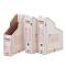 Portariviste Storage Dox 1606 - 87 x 34 x 24,5 cm - bianco-rosso - Esselte - conf. 32 pezzi - King Mec - 00160600 - 8004389045340 - DMwebShop